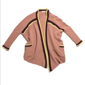 Umgee pink oversized cardigan medium